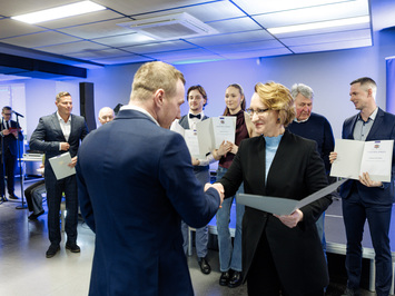 Latvijas kamaniņu sporta pārstāvji godināti Latvijas labāko sportistu un treneru ceremonijā