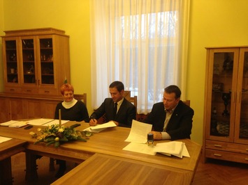 Cooperation continues between Sigulda town and LKSF